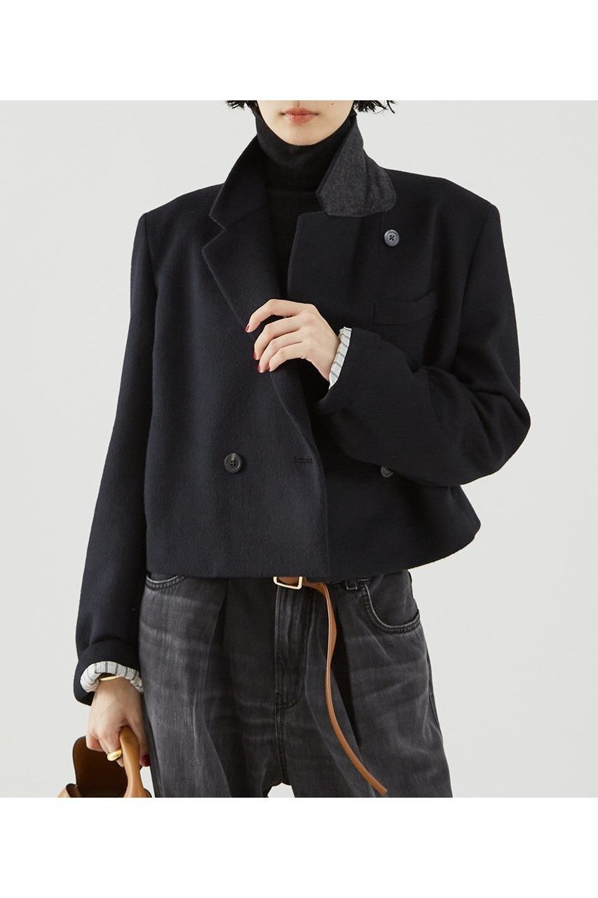 【ザ ストア バイ シー/THE STORE by C】のショートコート 人気、トレンドファッション・服の通販 founy(ファニー) 　ファッション　Fashion　レディースファッション　WOMEN　アウター　Coat Outerwear　コート　Coats　おすすめ　Recommend　アンゴラ　Angola　コンパクト　Compact　ショート　Short　トレンド　Trend　ロング　Long　エレガント 上品　Elegant　other-4|ID: prp329100004577613 ipo3291000000032423598