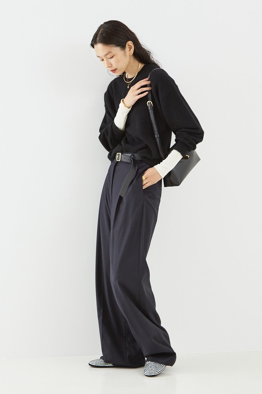 【ザ ストア バイ シー/THE STORE by C】のウールクルーニットプルオーバー 人気、トレンドファッション・服の通販 founy(ファニー) 　ファッション　Fashion　レディースファッション　Fashion for Women　トップス・カットソー　Cut & Sew Tops　ニット　Knit Tops & Sweaters　カジュアルプルオーバー・ニットトップス　Pullovers & Knit Tops / Casual Pullovers　おすすめ　Recommended / Our Picks　other-4|ID: prp329100004577620 ipo3291000000032957272