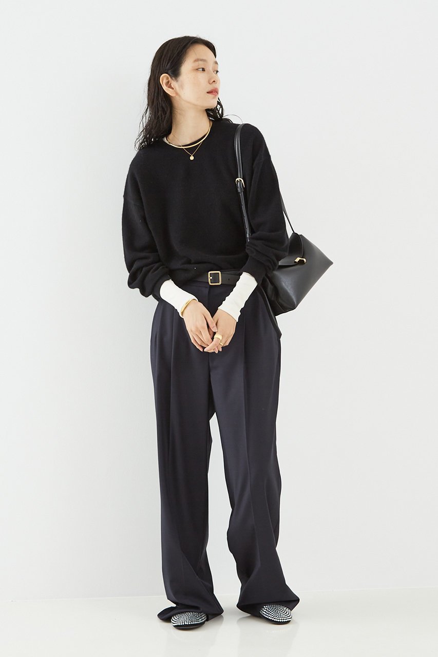 【ザ ストア バイ シー/THE STORE by C】のウールクルーニットプルオーバー 人気、トレンドファッション・服の通販 founy(ファニー) 　ファッション　Fashion　レディースファッション　Fashion for Women　トップス・カットソー　Cut & Sew Tops　ニット　Knit Tops & Sweaters　カジュアルプルオーバー・ニットトップス　Pullovers & Knit Tops / Casual Pullovers　おすすめ　Recommended / Our Picks　other-5|ID: prp329100004577620 ipo3291000000032957275