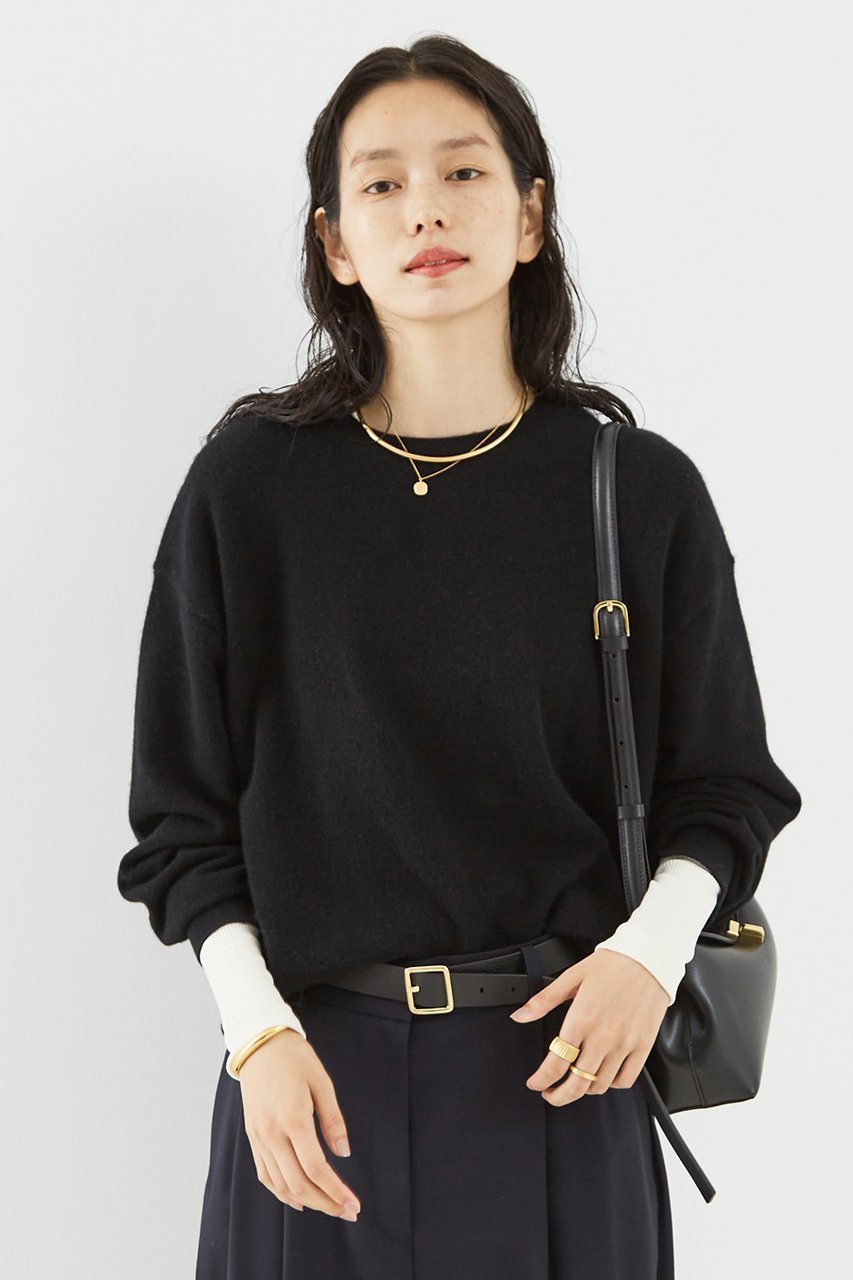 【ザ ストア バイ シー/THE STORE by C】のウールクルーニットプルオーバー 人気、トレンドファッション・服の通販 founy(ファニー) 　ファッション　Fashion　レディースファッション　Fashion for Women　トップス・カットソー　Cut & Sew Tops　ニット　Knit Tops & Sweaters　カジュアルプルオーバー・ニットトップス　Pullovers & Knit Tops / Casual Pullovers　おすすめ　Recommended / Our Picks　other-2|ID: prp329100004577620 ipo3291000000035260617