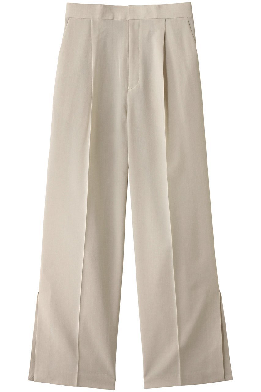 【ベイジ,/BEIGE,】のBATEAU(バトー)/イージーウエストサイドスリットタックパンツ インテリア・キッズ・メンズ・レディースファッション・服の通販 founy(ファニー) 　ファッション　Fashion　レディースファッション　Fashion for Women　パンツ　Pants & Trousers　2025年　2025　2025-2026秋冬・A/W　Autumn/Winter 2025–26 AW25–26　スリット　Slit, Slit Detail　リラックス　Relax, Relaxed Fit　ワイド　Wide, Wide Fit　A/W・秋冬　Autumn/Winter　Beige|ID: prp329100004577629 ipo3291000000032423706