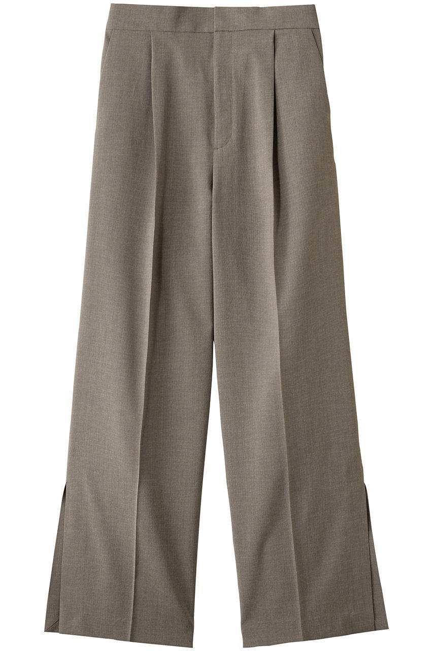 【ベイジ,/BEIGE,】のBATEAU(バトー)/イージーウエストサイドスリットタックパンツ インテリア・キッズ・メンズ・レディースファッション・服の通販 founy(ファニー) 　ファッション　Fashion　レディースファッション　Fashion for Women　パンツ　Pants & Trousers　2025年　2025　2025-2026秋冬・A/W　Autumn/Winter 2025–26 AW25–26　スリット　Slit, Slit Detail　リラックス　Relax, Relaxed Fit　ワイド　Wide, Wide Fit　A/W・秋冬　Autumn/Winter　Taupe|ID: prp329100004577629 ipo3291000000032423707