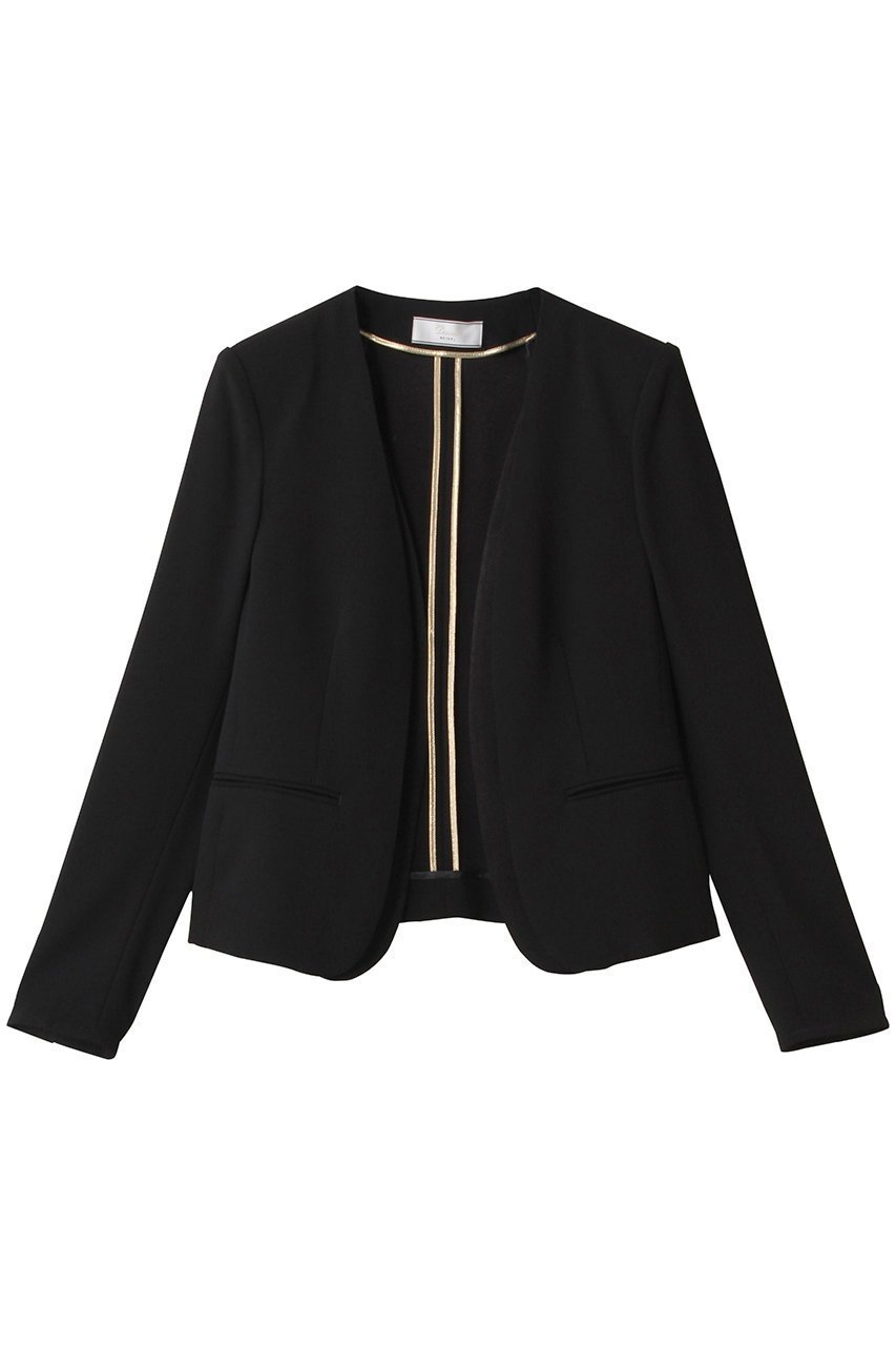 【ベイジ,/BEIGE,】のCINDY(シンディ)/ダブルカラージャケット インテリア・キッズ・メンズ・レディースファッション・服の通販 founy(ファニー) 　ファッション　Fashion　レディースファッション　Fashion for Women　アウター　Coat / Outerwear Collection　レディースジャケット・軽アウター　Jackets　2025年　2025　2025-2026秋冬・A/W　Autumn/Winter 2025–26 AW25–26　ジャケット　Jacket, Outerwear　スリム　Slim, Slim Fit　タイトスカート　Pencil Skirt, Tight Skirt　ダブル　Double, Double-Breasted　フォーマル　Formal, Dressy　エレガント 上品　Elegant　A/W・秋冬　Autumn/Winter　Black x Black|ID: prp329100004577637 ipo3291000000032423774