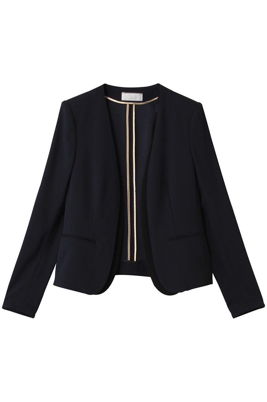 【ベイジ,/BEIGE,】のCINDY(シンディ)/ダブルカラージャケット インテリア・キッズ・メンズ・レディースファッション・服の通販 founy(ファニー) 　ファッション　Fashion　レディースファッション　Fashion for Women　アウター　Coat / Outerwear Collection　レディースジャケット・軽アウター　Jackets　2025年　2025　2025-2026秋冬・A/W　Autumn/Winter 2025–26 AW25–26　ジャケット　Jacket, Outerwear　スリム　Slim, Slim Fit　タイトスカート　Pencil Skirt, Tight Skirt　ダブル　Double, Double-Breasted　フォーマル　Formal, Dressy　エレガント 上品　Elegant　A/W・秋冬　Autumn/Winter　Navy x Black|ID: prp329100004577637 ipo3291000000032423777
