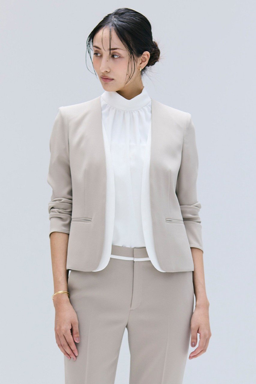 【ベイジ,/BEIGE,】のCINDY(シンディ)/ダブルカラージャケット 人気、トレンドファッション・服の通販 founy(ファニー) 　ファッション　Fashion　レディースファッション　Fashion for Women　アウター　Coat / Outerwear Collection　レディースジャケット・軽アウター　Jackets　2025年　2025　2025-2026秋冬・A/W　Autumn/Winter 2025–26 AW25–26　ジャケット　Jacket, Outerwear　スリム　Slim, Slim Fit　タイトスカート　Pencil Skirt, Tight Skirt　ダブル　Double, Double-Breasted　フォーマル　Formal, Dressy　エレガント 上品　Elegant　A/W・秋冬　Autumn/Winter　other-8|ID: prp329100004577637 ipo3291000000032631742