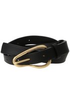 【ニアー ニッポン/near.nippon】のオーバルバックル レザーベルト ゴールド×ブラック|ID: prp329100004577639 ipo3291000000035698318