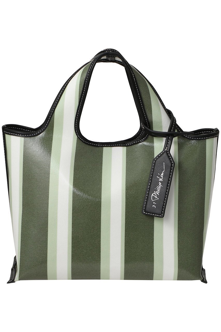 【スリーワン フィリップリム/3.1 Phillip Lim】のDUAL STRIPE MINI MARKET トートバッグ インテリア・キッズ・メンズ・レディースファッション・服の通販 founy(ファニー) 　ファッション　Fashion　レディースファッション　Fashion for Women　バッグ　Bags　2025年　2025　2025-2026秋冬・A/W　Autumn/Winter 2025–26 AW25–26　ストライプ　Stripe, Striped Pattern　ポーチ　Pouch, Small Case　A/W・秋冬　Autumn/Winter　財布　Wallet, Purse　タイムマルチ|ID: prp329100004577640 ipo3291000000032423794