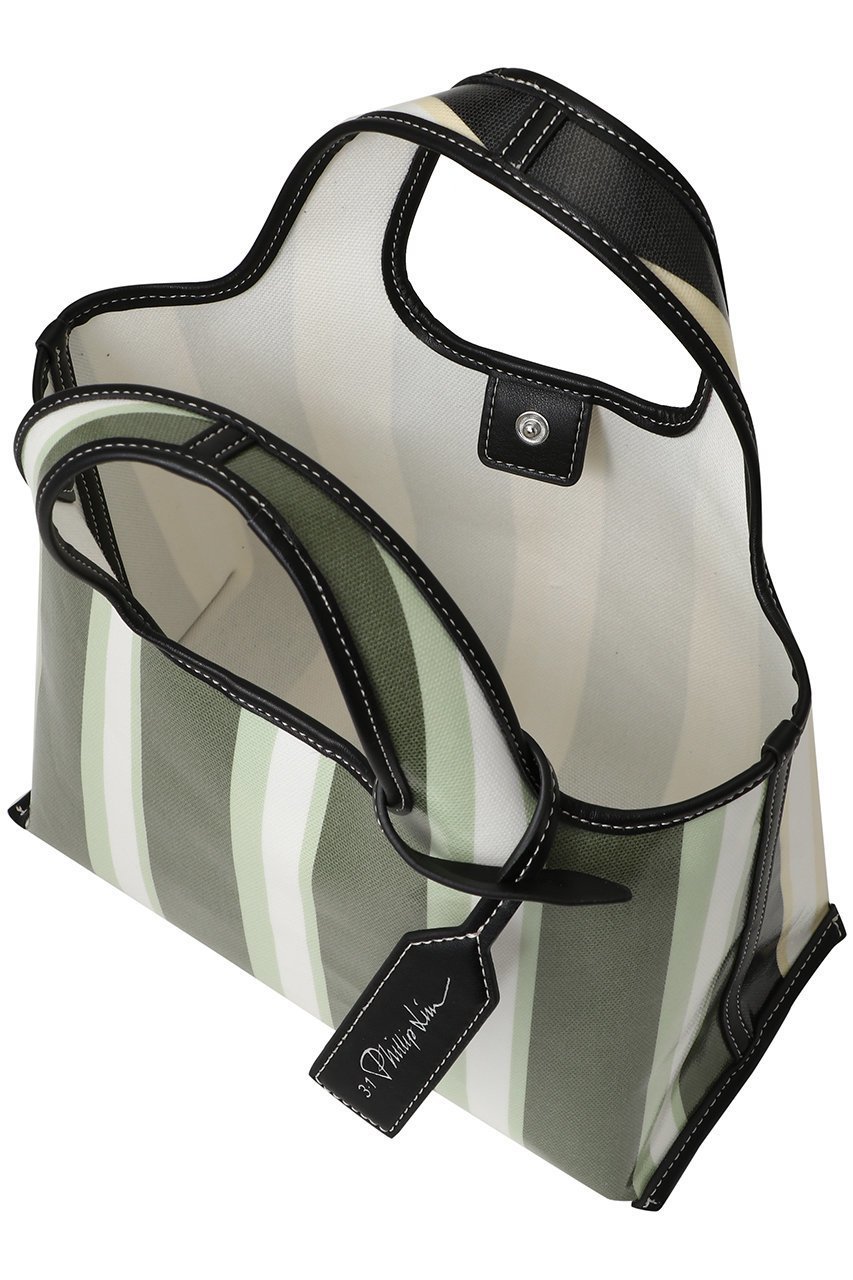 【スリーワン フィリップリム/3.1 Phillip Lim】のDUAL STRIPE MINI MARKET トートバッグ 人気、トレンドファッション・服の通販 founy(ファニー) 　ファッション　Fashion　レディースファッション　Fashion for Women　バッグ　Bags　2025年　2025　2025-2026秋冬・A/W　Autumn/Winter 2025–26 AW25–26　ストライプ　Stripe, Striped Pattern　ポーチ　Pouch, Small Case　A/W・秋冬　Autumn/Winter　財布　Wallet, Purse　other-6|ID: prp329100004577640 ipo3291000000032423805