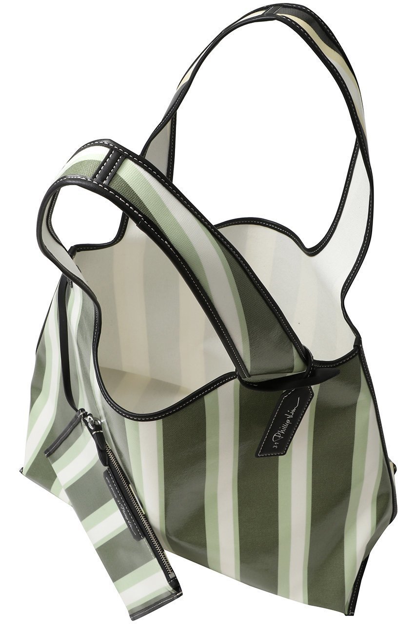 【スリーワン フィリップリム/3.1 Phillip Lim】のDUAL STRIPE MARKET トートバッグ 人気、トレンドファッション・服の通販 founy(ファニー) 　ファッション　Fashion　レディースファッション　Fashion for Women　バッグ　Bags　2025年　2025　2025-2026秋冬・A/W　Autumn/Winter 2025–26 AW25–26　ストライプ　Stripe, Striped Pattern　ポーチ　Pouch, Small Case　A/W・秋冬　Autumn/Winter　other-6|ID: prp329100004577642 ipo3291000000032423813
