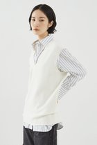 【ザ ストア バイ シー/THE STORE by C】のスムースロングニットベスト 人気、トレンドファッション・服の通販 founy(ファニー) ファッション Fashion レディースファッション Fashion for Women トップス・カットソー Cut & Sew Tops ニット Knit Tops & Sweaters ベスト&ジレ / 重ね着スタイル Vests & Gilets カジュアルプルオーバー・ニットトップス Pullovers & Knit Tops / Casual Pullovers ベスト Vest, Waistcoat 秋 Autumn thumbnail ホワイト|ID: prp329100004577647 ipo3291000000035260574