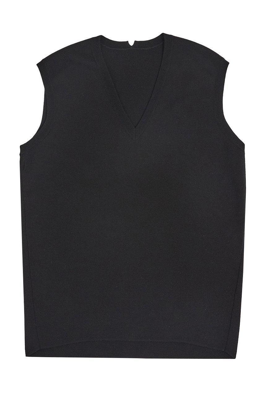 【ザ ストア バイ シー/THE STORE by C】のスムースロングニットベスト インテリア・キッズ・メンズ・レディースファッション・服の通販 founy(ファニー) 　ファッション　Fashion　レディースファッション　Fashion for Women　トップス・カットソー　Cut & Sew Tops　ニット　Knit Tops & Sweaters　ベスト&ジレ / 重ね着スタイル　Vests & Gilets　カジュアルプルオーバー・ニットトップス　Pullovers & Knit Tops / Casual Pullovers　ベスト　Vest, Waistcoat　秋　Autumn　ブラック|ID: prp329100004577647 ipo3291000000035260575