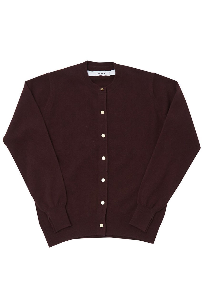 【ザ ストア バイ シー/THE STORE by C】のウールカーディガン インテリア・キッズ・メンズ・レディースファッション・服の通販 founy(ファニー) 　ファッション　Fashion　レディースファッション　Ladies' Fashion Online　トップス・カットソー　Tops/Tshirt　ニット　Knit Tops　カーディガン　Cardigans　おすすめ　Recommend　カシミヤ　Cashmere　カーディガン　Cardigan　シンプル　Simple　セットアップ　Set Up　チョコ|ID: prp329100004577652 ipo3291000000032423876