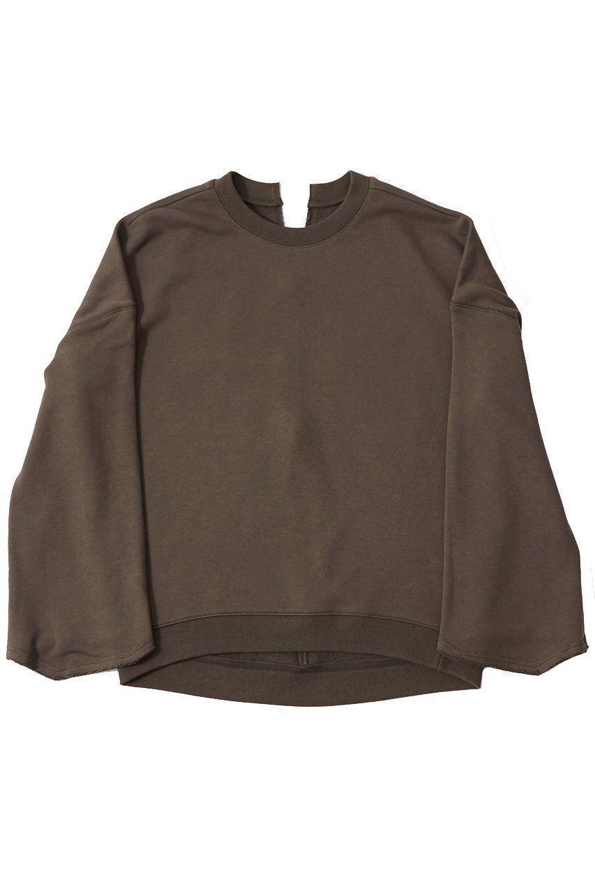 【ザ ストア バイ シー/THE STORE by C】のオーバーサイジングスウェット インテリア・キッズ・メンズ・レディースファッション・服の通販 founy(ファニー) 　ファッション　Fashion　レディースファッション　Fashion for Women　トップス・カットソー　Cut & Sew Tops　シャツ・ブラウス・オフィスカジュアル　Elegant Blouses & Button-Ups　レディースパーカー・カジュアルフーディー　Casual Hoodies & Sweatshirts　ロングTシャツ・Tシャツ　Longline T-Shirts & Tees　スウェット・クルーネックトップス　Sweatshirts & Crewnecks / Relaxed Fit Sweat Tops　カットソー・ベーシックTシャツ　Cut-and-Sewn Tops / Stretch Tees & Basics　おすすめ　Recommended / Our Picks　カットオフ　Cut-Off Design　タンク　Tank Top, Sleeveless Top　タートル　Turtleneck, Turtle Collar　チューブ　Tube, Tube Top　夏　Summer　秋　Autumn　ブラウン|ID: prp329100004577667 ipo3291000000032894634