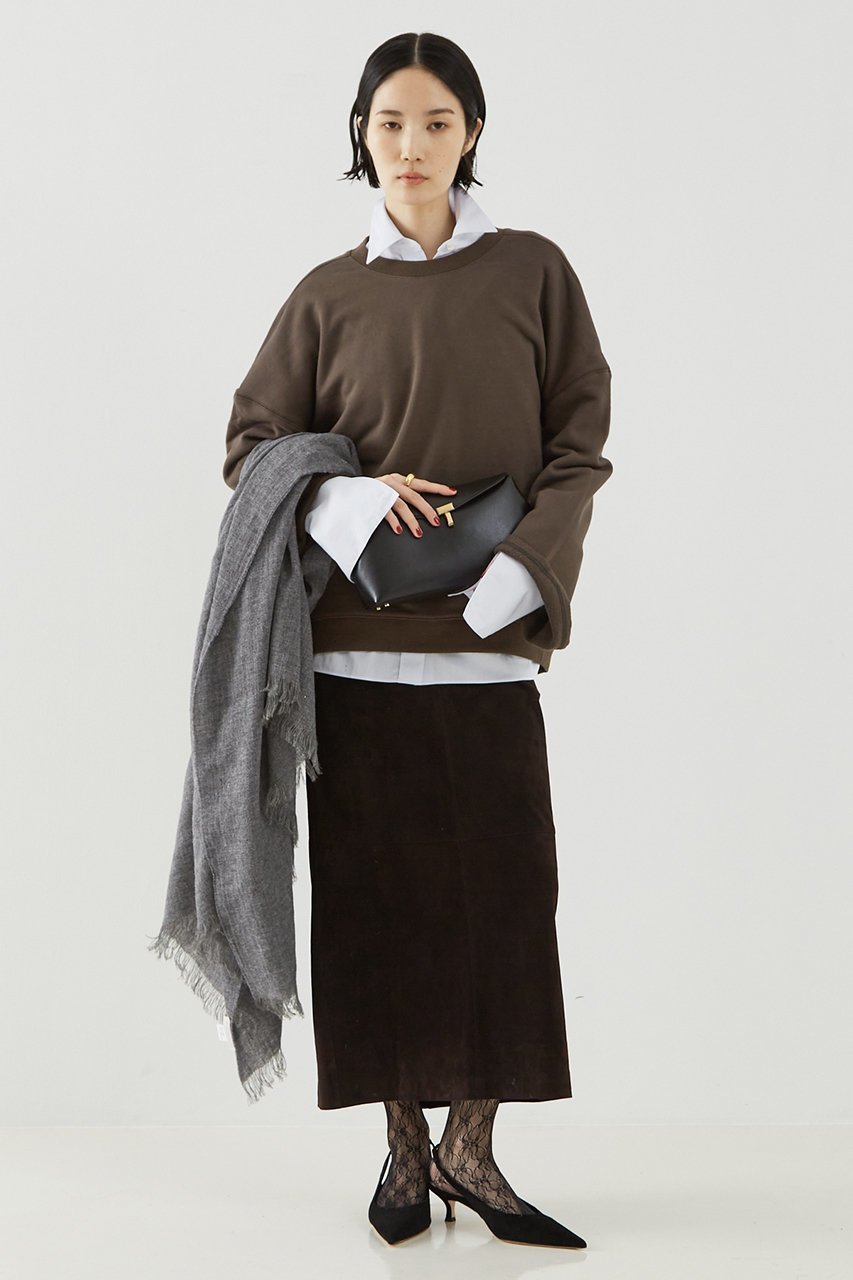 【ザ ストア バイ シー/THE STORE by C】のオーバーサイジングスウェット 人気、トレンドファッション・服の通販 founy(ファニー) 　ファッション　Fashion　レディースファッション　Fashion for Women　トップス・カットソー　Cut & Sew Tops　シャツ・ブラウス・オフィスカジュアル　Elegant Blouses & Button-Ups　レディースパーカー・カジュアルフーディー　Casual Hoodies & Sweatshirts　ロングTシャツ・Tシャツ　Longline T-Shirts & Tees　スウェット・クルーネックトップス　Sweatshirts & Crewnecks / Relaxed Fit Sweat Tops　カットソー・ベーシックTシャツ　Cut-and-Sewn Tops / Stretch Tees & Basics　おすすめ　Recommended / Our Picks　カットオフ　Cut-Off Design　タンク　Tank Top, Sleeveless Top　タートル　Turtleneck, Turtle Collar　チューブ　Tube, Tube Top　夏　Summer　秋　Autumn　other-4|ID: prp329100004577667 ipo3291000000032894645