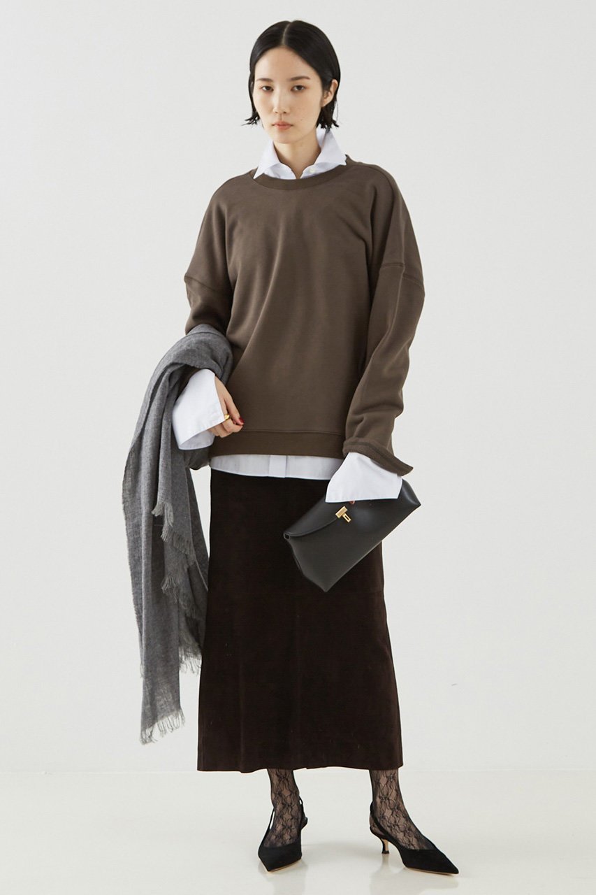 【ザ ストア バイ シー/THE STORE by C】のオーバーサイジングスウェット 人気、トレンドファッション・服の通販 founy(ファニー) 　ファッション　Fashion　レディースファッション　Fashion for Women　トップス・カットソー　Cut & Sew Tops　シャツ・ブラウス・オフィスカジュアル　Elegant Blouses & Button-Ups　レディースパーカー・カジュアルフーディー　Casual Hoodies & Sweatshirts　ロングTシャツ・Tシャツ　Longline T-Shirts & Tees　スウェット・クルーネックトップス　Sweatshirts & Crewnecks / Relaxed Fit Sweat Tops　カットソー・ベーシックTシャツ　Cut-and-Sewn Tops / Stretch Tees & Basics　おすすめ　Recommended / Our Picks　カットオフ　Cut-Off Design　タンク　Tank Top, Sleeveless Top　タートル　Turtleneck, Turtle Collar　チューブ　Tube, Tube Top　夏　Summer　秋　Autumn　other-5|ID: prp329100004577667 ipo3291000000032894649