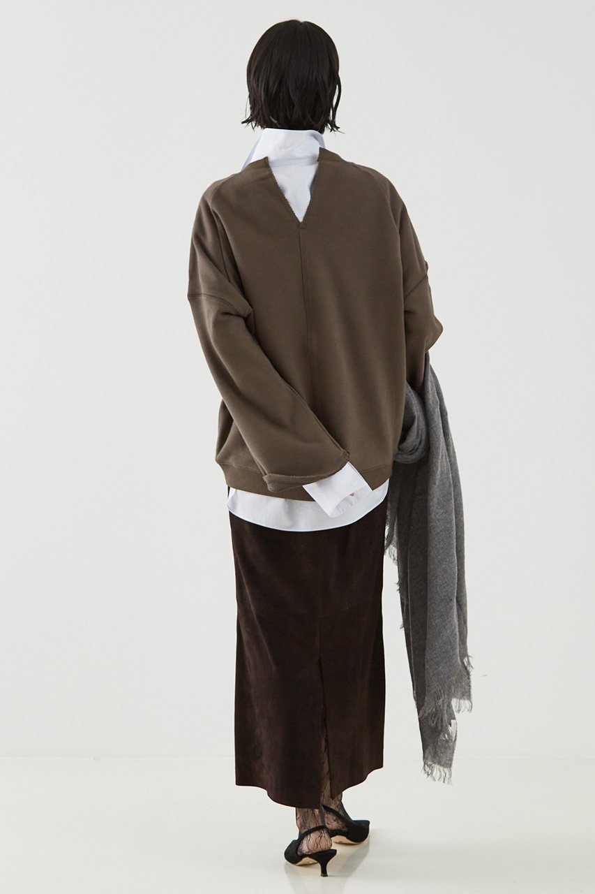 【ザ ストア バイ シー/THE STORE by C】のオーバーサイジングスウェット 人気、トレンドファッション・服の通販 founy(ファニー) 　ファッション　Fashion　レディースファッション　Fashion for Women　トップス・カットソー　Cut & Sew Tops　シャツ・ブラウス・オフィスカジュアル　Elegant Blouses & Button-Ups　レディースパーカー・カジュアルフーディー　Casual Hoodies & Sweatshirts　ロングTシャツ・Tシャツ　Longline T-Shirts & Tees　スウェット・クルーネックトップス　Sweatshirts & Crewnecks / Relaxed Fit Sweat Tops　カットソー・ベーシックTシャツ　Cut-and-Sewn Tops / Stretch Tees & Basics　おすすめ　Recommended / Our Picks　カットオフ　Cut-Off Design　タンク　Tank Top, Sleeveless Top　タートル　Turtleneck, Turtle Collar　チューブ　Tube, Tube Top　夏　Summer　秋　Autumn　other-7|ID: prp329100004577667 ipo3291000000032894656
