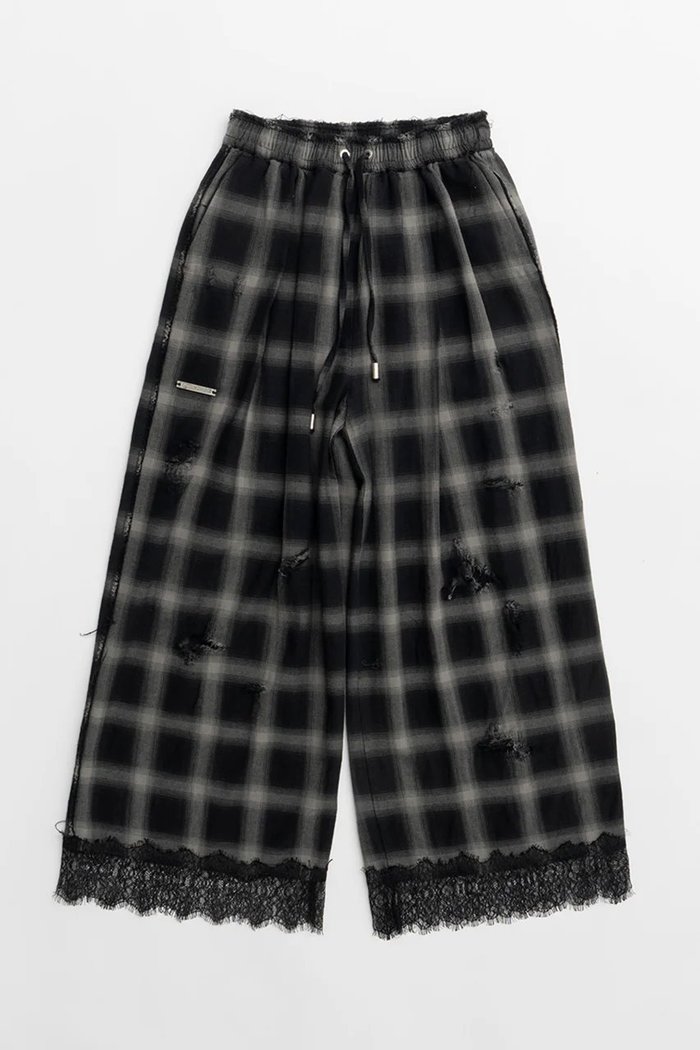 【プランク プロジェクト/PRANK PROJECT】のダメージチェックパンツDamaged Check Pants インテリア・キッズ・メンズ・レディースファッション・服の通販 founy(ファニー) https://founy.com/ ファッション Fashion レディースファッション Fashion for Women パンツ Pants & Trousers おすすめ Recommended / Our Picks ジャケット Jacket, Outerwear ダメージ Distressed, Destroyed チェック Check, Plaid, Tartan チュニック Tunic, Long Top レース Lace, Lace Fabric |ID: prp329100004577677 ipo3291000000032892146