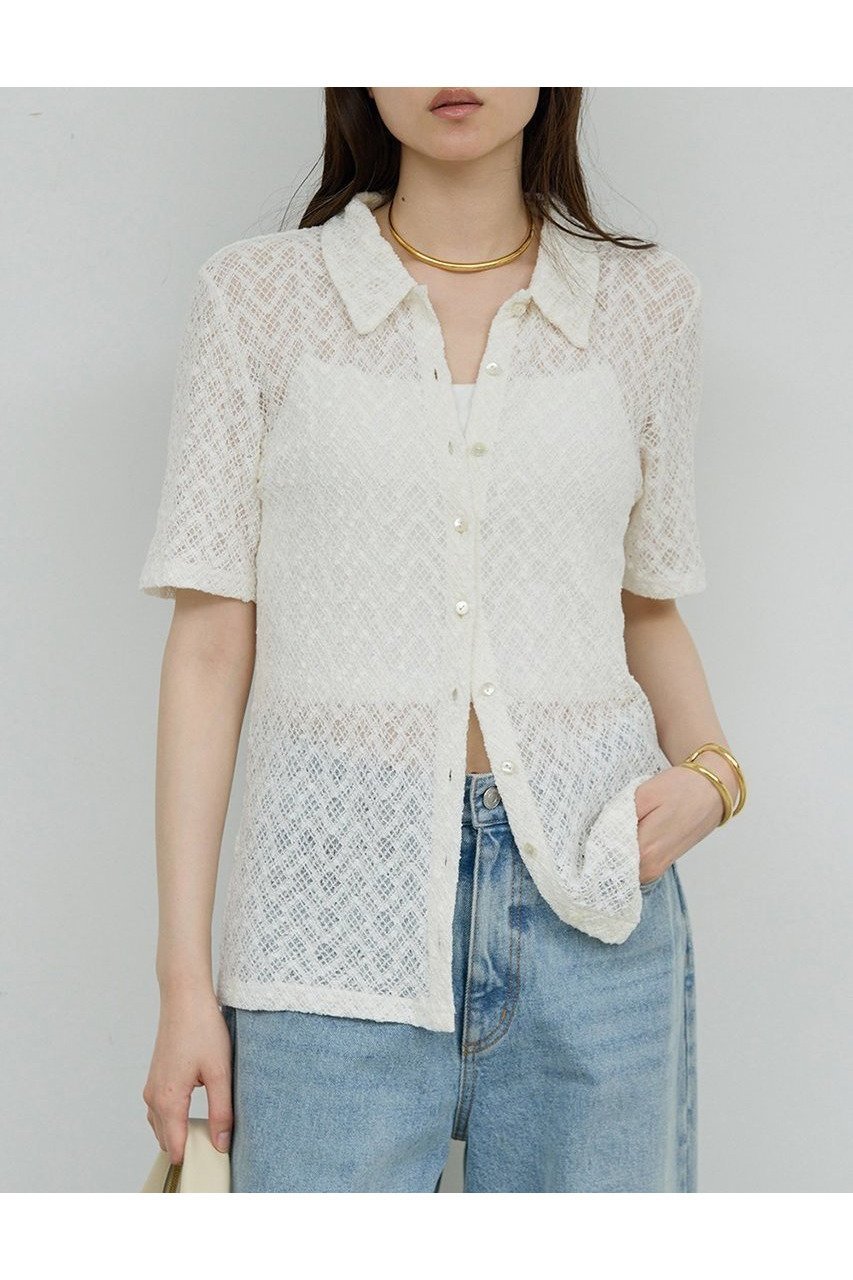 【ガリャルダガランテ/GALLARDAGALANTE】の【セットアップ対応】レースポロカーデ 人気、トレンドファッション・服の通販 founy(ファニー) 　ファッション　Fashion　レディースファッション　WOMEN　トップス・カットソー　Tops/Tshirt　カーディガン　Cardigans　シャツ/ブラウス　Shirts/Blouses　ロング / Tシャツ　T-Shirts　カットソー　Cut and Sewn　おすすめ　Recommend　カーディガン　Cardigan　セットアップ　Set Up　バランス　Balance　レース　Race　NEW・新作・新着・新入荷　New Arrivals　 other-1|ID: prp329100004577686 ipo3291000000032424123
