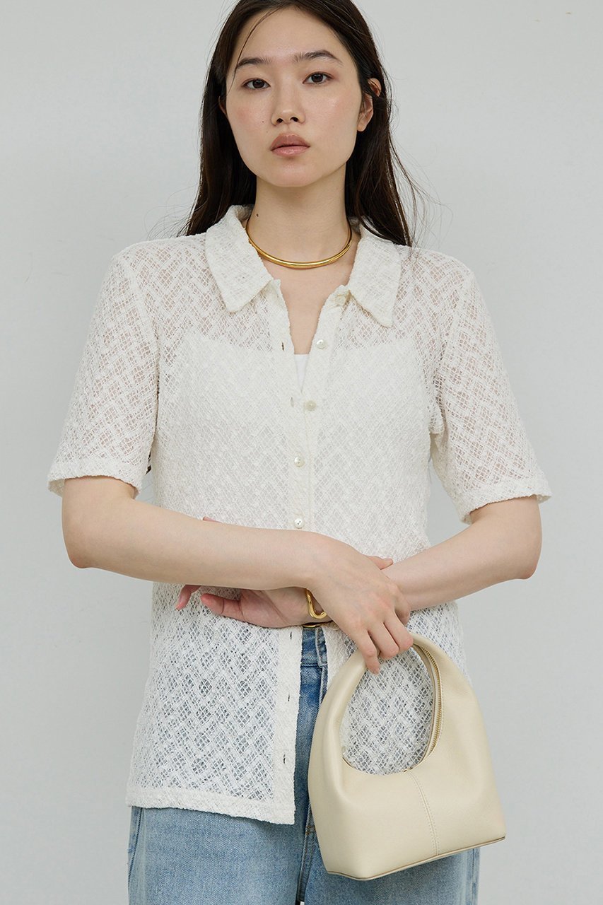 【ガリャルダガランテ/GALLARDAGALANTE】の【セットアップ対応】レースポロカーデ 人気、トレンドファッション・服の通販 founy(ファニー) 　ファッション　Fashion　レディースファッション　Fashion for Women　トップス・カットソー　Cut & Sew Tops　カーディガン・羽織り　Layered Style Cardigans　シャツ・ブラウス・オフィスカジュアル　Elegant Blouses & Button-Ups　ロングTシャツ・Tシャツ　Longline T-Shirts & Tees　カットソー・ベーシックTシャツ　Cut-and-Sewn Tops / Stretch Tees & Basics　おすすめ　Recommended / Our Picks　カーディガン　Cardigan, Knitwear　セットアップ　Set-Up, Coordinated Outfit　バランス　Balance, Style Balance　レース　Lace, Lace Fabric　再入荷　Restock / Back in Stock　other-5|ID: prp329100004577686 ipo3291000000032840982