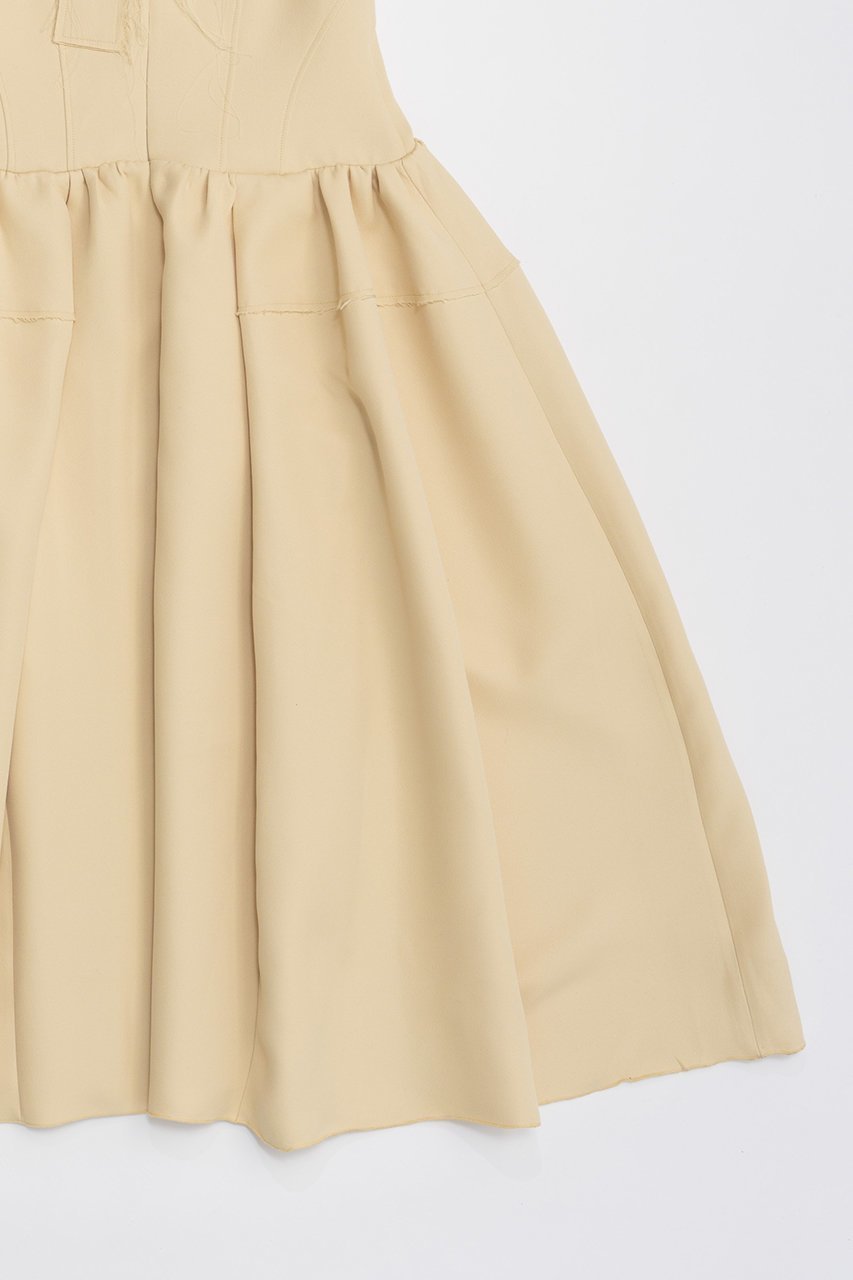 【プランク プロジェクト/PRANK PROJECT】のドロップウエストドレス / Dropped Waist Dress 人気、トレンドファッション・服の通販 founy(ファニー) 　ファッション　Fashion　レディースファッション　Fashion for Women　ワンピース　Dresses　フォーマル・パーティードレス・結婚式用ドレス　Elegant & Casual Dresses　チュニック　Tunic Tops & Dresses　アメリカン　American Style　サテン　Satin, Glossy Fabric　ジョーゼット　Georgette, Semi-Sheer Fabric　スリーブ　Sleeve, Long Sleeve / Short Sleeve　チュニック　Tunic, Long Top　トリプル　Triple, Three Layers　ドレス　Dress, One-Piece　バランス　Balance, Style Balance　リボン　Ribbon, Bow　ロング　Long, Long-Length　other-6|ID: prp329100004577690 ipo3291000000032893487