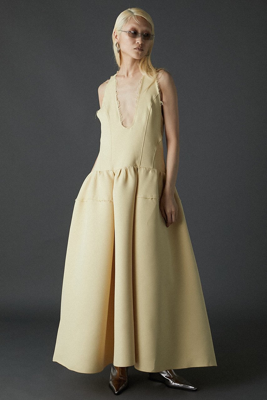 【プランク プロジェクト/PRANK PROJECT】のドロップウエストドレス / Dropped Waist Dress 人気、トレンドファッション・服の通販 founy(ファニー) 　ファッション　Fashion　レディースファッション　Fashion for Women　ワンピース　Dresses　フォーマル・パーティードレス・結婚式用ドレス　Elegant & Casual Dresses　チュニック　Tunic Tops & Dresses　アメリカン　American Style　サテン　Satin, Glossy Fabric　ジョーゼット　Georgette, Semi-Sheer Fabric　スリーブ　Sleeve, Long Sleeve / Short Sleeve　チュニック　Tunic, Long Top　トリプル　Triple, Three Layers　ドレス　Dress, One-Piece　バランス　Balance, Style Balance　リボン　Ribbon, Bow　ロング　Long, Long-Length　other-7|ID: prp329100004577690 ipo3291000000032893489