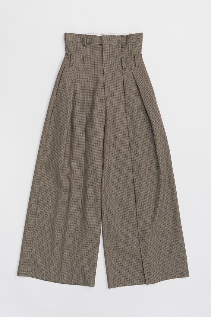 【プランク プロジェクト/PRANK PROJECT】のスーパーハイウエストパンツ / Super High Waist Pants インテリア・キッズ・メンズ・レディースファッション・服の通販 founy(ファニー) https://founy.com/ ファッション Fashion レディースファッション Fashion for Women パンツ Pants & Trousers アンゴラ Angora Knitwear シルク Silk, 100% Silk ストライプ Stripe, Striped Pattern セットアップ Set-Up, Coordinated Outfit チェック Check, Plaid, Tartan ワッシャー Washer, Crinkled Finish |ID: prp329100004577699 ipo3291000000032818134