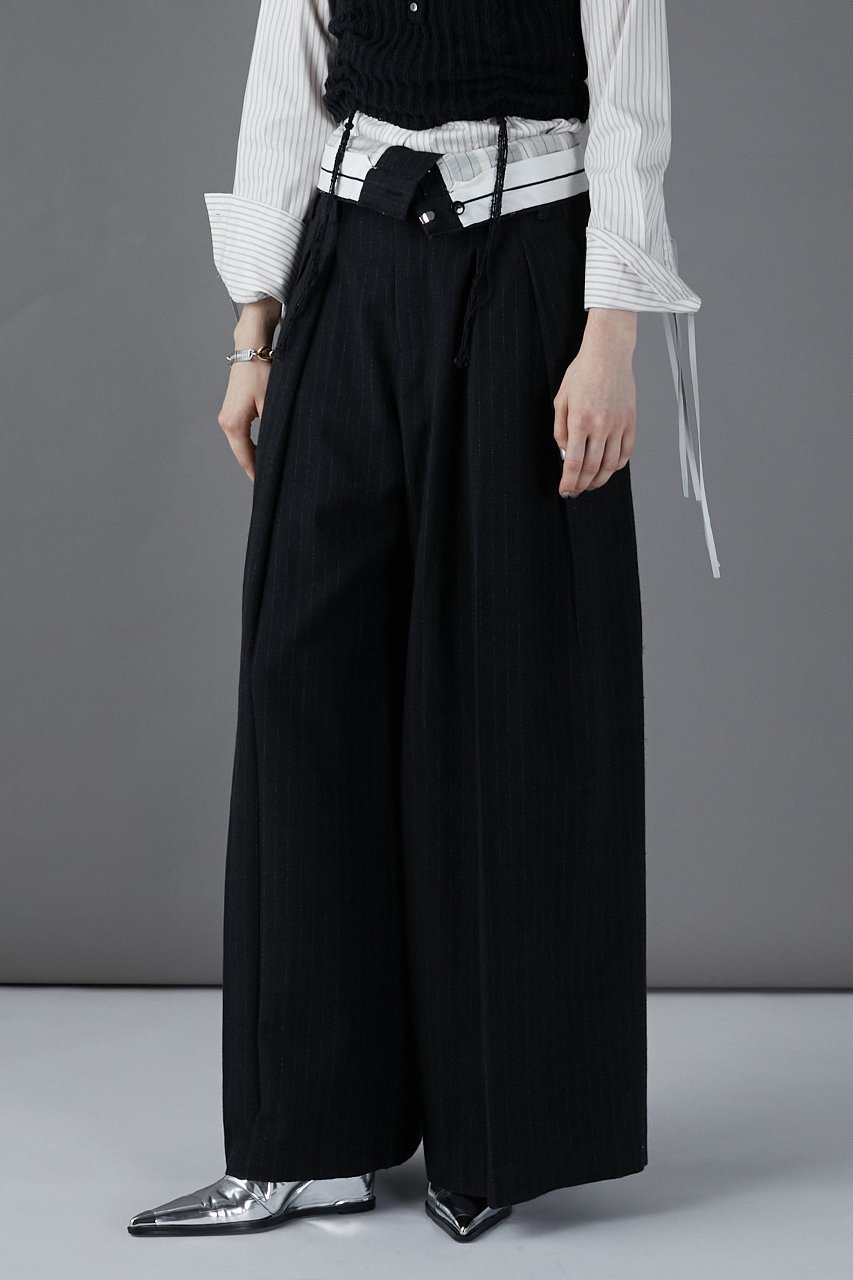 【プランク プロジェクト/PRANK PROJECT】のスーパーハイウエストパンツ / Super High Waist Pants 人気、トレンドファッション・服の通販 founy(ファニー) 　ファッション　Fashion　レディースファッション　Fashion for Women　パンツ　Pants & Trousers　アンゴラ　Angora Knitwear　シルク　Silk, 100% Silk　ストライプ　Stripe, Striped Pattern　セットアップ　Set-Up, Coordinated Outfit　チェック　Check, Plaid, Tartan　ワッシャー　Washer, Crinkled Finish　other-3|ID: prp329100004577699 ipo3291000000032818139