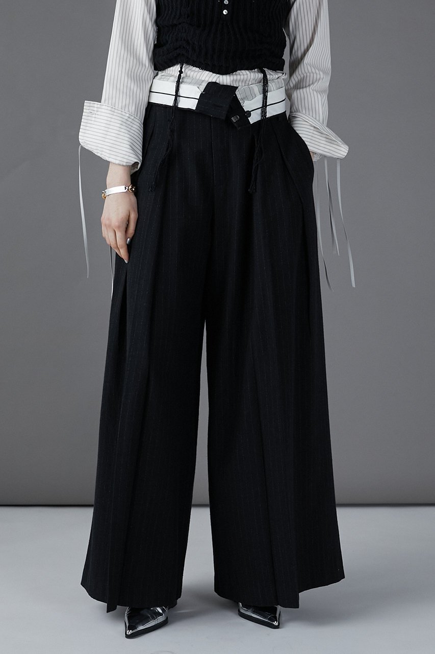 【プランク プロジェクト/PRANK PROJECT】のスーパーハイウエストパンツ / Super High Waist Pants 人気、トレンドファッション・服の通販 founy(ファニー) 　ファッション　Fashion　レディースファッション　Fashion for Women　パンツ　Pants & Trousers　アンゴラ　Angora Knitwear　シルク　Silk, 100% Silk　ストライプ　Stripe, Striped Pattern　セットアップ　Set-Up, Coordinated Outfit　チェック　Check, Plaid, Tartan　ワッシャー　Washer, Crinkled Finish　other-6|ID: prp329100004577699 ipo3291000000032818142