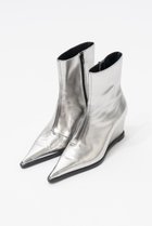 【プランク プロジェクト/PRANK PROJECT】のポインテッドショートブーツ / Pointed Short Boots SLV(シルバー)|ID: prp329100004577702 ipo3291000000032881304