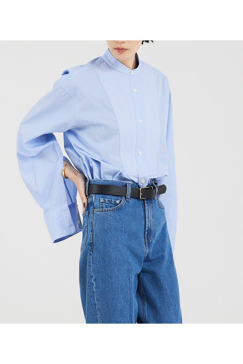 【ザ ストア バイ シー/THE STORE by C】のタキシードシャツ 人気、トレンドファッション・服の通販 founy(ファニー) 　ファッション　Fashion　レディースファッション　WOMEN　トップス・カットソー　Tops/Tshirt　シャツ/ブラウス　Shirts/Blouses　インナー　Inner　カフス　Cuffs　ジャケット　Jacket　ストライプ　Stripe　スリーブ　Sleeve　ベーシック　Basic　ロング　Long　無地　Plain Color　other-2|ID: prp329100004577708 ipo3291000000032424283