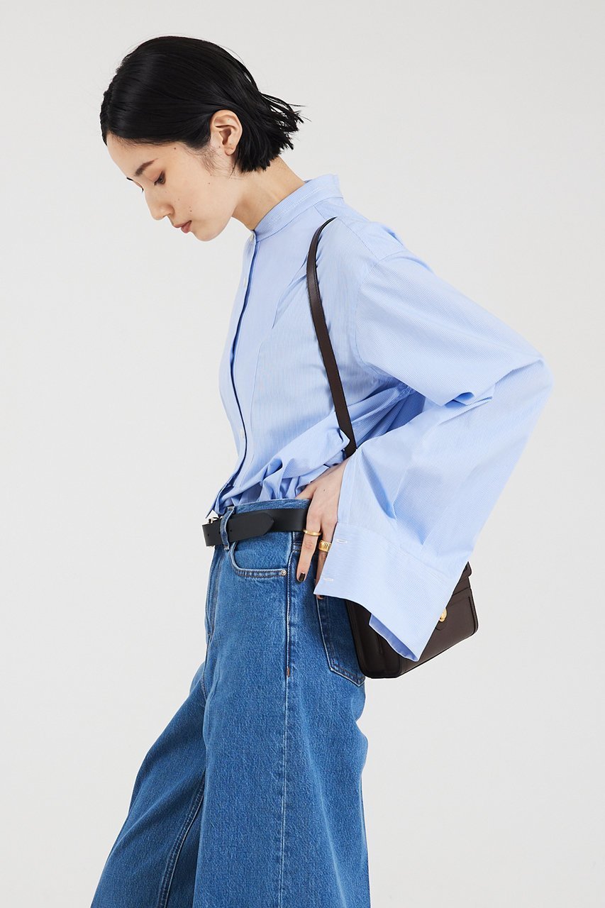 【ザ ストア バイ シー/THE STORE by C】のタキシードシャツ 人気、トレンドファッション・服の通販 founy(ファニー) 　ファッション　Fashion　レディースファッション　Fashion for Women　トップス・カットソー　Cut & Sew Tops　シャツ・ブラウス・オフィスカジュアル　Elegant Blouses & Button-Ups　インナー　Innerwear　カフス　Cuff Design　ジャケット　Jacket, Outerwear　ストライプ　Stripe, Striped Pattern　スリーブ　Sleeve, Long Sleeve / Short Sleeve　ベーシック　Basic, Essential　ロング　Long, Long-Length　無地　Plain, Solid Color　other-3|ID: prp329100004577708 ipo3291000000032904490