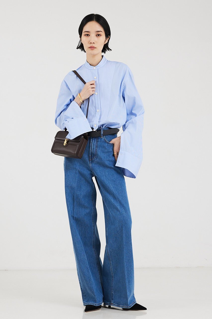 【ザ ストア バイ シー/THE STORE by C】のタキシードシャツ 人気、トレンドファッション・服の通販 founy(ファニー) 　ファッション　Fashion　レディースファッション　Fashion for Women　トップス・カットソー　Cut & Sew Tops　シャツ・ブラウス・オフィスカジュアル　Elegant Blouses & Button-Ups　インナー　Innerwear　カフス　Cuff Design　ジャケット　Jacket, Outerwear　ストライプ　Stripe, Striped Pattern　スリーブ　Sleeve, Long Sleeve / Short Sleeve　ベーシック　Basic, Essential　ロング　Long, Long-Length　無地　Plain, Solid Color　other-5|ID: prp329100004577708 ipo3291000000032904496