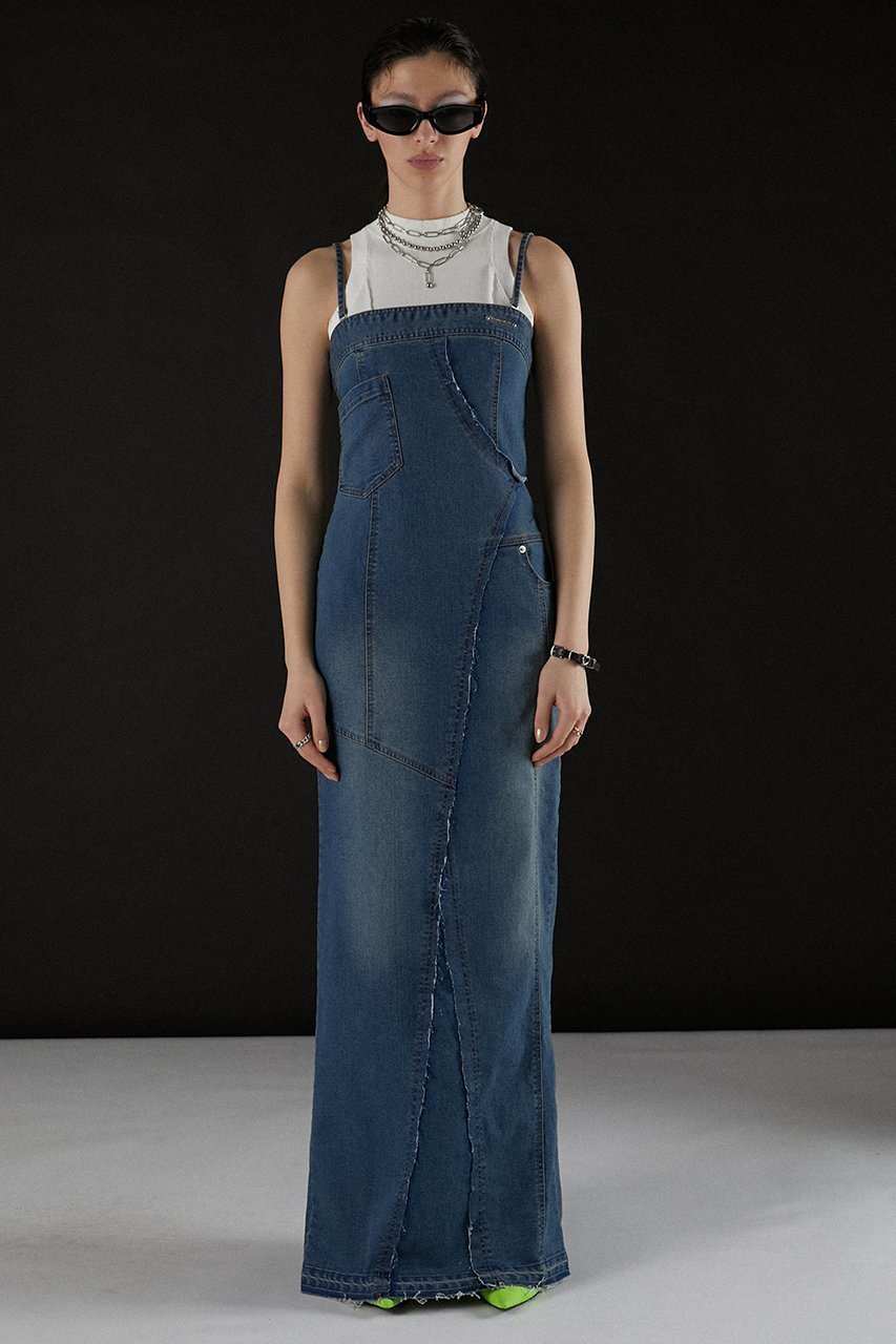 【プランク プロジェクト/PRANK PROJECT】のデニムベアワンピース / Denim Bare Dress 人気、トレンドファッション・服の通販 founy(ファニー) 　ファッション　Fashion　レディースファッション　Fashion for Women　ワンピース　Dresses　フォーマル・パーティードレス・結婚式用ドレス　Elegant & Casual Dresses　チュニック　Tunic Tops & Dresses　おすすめ　Recommended / Our Picks　インナー　Innerwear　コンパクト　Compact, Small Size　ストレッチ　Stretch, Stretchy Fabric　タンク　Tank Top, Sleeveless Top　チュニック　Tunic, Long Top　デニム　Denim, Jeans Material　マキシ　Maxi, Full Length　ロング　Long, Long-Length　other-3|ID: prp329100004577711 ipo3291000000032894602