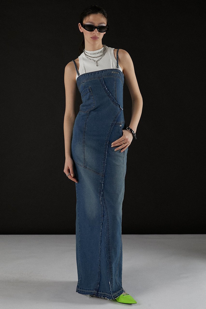 【プランク プロジェクト/PRANK PROJECT】のデニムベアワンピース / Denim Bare Dress 人気、トレンドファッション・服の通販 founy(ファニー) 　ファッション　Fashion　レディースファッション　Fashion for Women　ワンピース　Dresses　フォーマル・パーティードレス・結婚式用ドレス　Elegant & Casual Dresses　チュニック　Tunic Tops & Dresses　おすすめ　Recommended / Our Picks　インナー　Innerwear　コンパクト　Compact, Small Size　ストレッチ　Stretch, Stretchy Fabric　タンク　Tank Top, Sleeveless Top　チュニック　Tunic, Long Top　デニム　Denim, Jeans Material　マキシ　Maxi, Full Length　ロング　Long, Long-Length　other-5|ID: prp329100004577711 ipo3291000000032894610