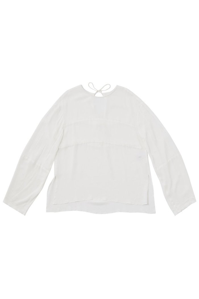 【ザ ストア バイ シー/THE STORE by C】の製品染めブラウス インテリア・キッズ・メンズ・レディースファッション・服の通販 founy(ファニー) https://founy.com/ ファッション Fashion レディースファッション Fashion for Women トップス・カットソー Cut & Sew Tops シャツ・ブラウス・オフィスカジュアル Elegant Blouses & Button-Ups シンプル Simple, Minimal スリーブ Sleeve, Long Sleeve / Short Sleeve リボン Ribbon, Bow ロング Long, Long-Length |ID: prp329100004577720 ipo3291000000032908192