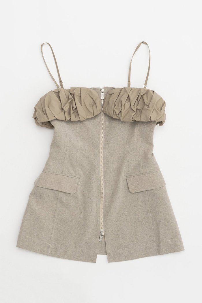 【プランク プロジェクト/PRANK PROJECT】のメランジフロントジップチュニック / Melange Front Zip Tunic インテリア・キッズ・メンズ・レディースファッション・服の通販 founy(ファニー) https://founy.com/ ファッション Fashion レディースファッション Fashion for Women ワンピース Dresses チュニック Tunic Tops & Dresses おすすめ Recommended / Our Picks インナー Innerwear スリット Slit, Slit Detail セットアップ Set-Up, Coordinated Outfit タフタ Taffeta, Structured Fabric タンク Tank Top, Sleeveless Top タンブラー Tumbler, Travel Mug チュニック Tunic, Long Top ネップ Nepp, Slub Yarn フォルム Silhouette, Form リアル Real, Realistic |ID: prp329100004577725 ipo3291000000034422002