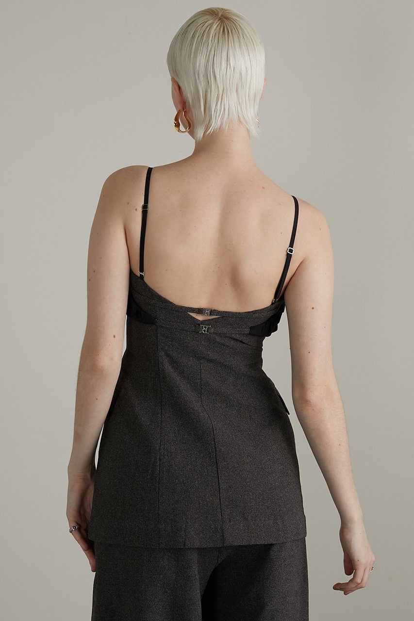 【プランク プロジェクト/PRANK PROJECT】のメランジフロントジップチュニック / Melange Front Zip Tunic 人気、トレンドファッション・服の通販 founy(ファニー)  ファッション Fashion レディースファッション Fashion for Women ワンピース Dresses チュニック Tunic Tops & Dresses おすすめ Recommended / Our Picks インナー Innerwear スリット Slit, Slit Detail セットアップ Set-Up, Coordinated Outfit タフタ Taffeta, Structured Fabric タンク Tank Top, Sleeveless Top タンブラー Tumbler, Travel Mug チュニック Tunic, Long Top ネップ Nepp, Slub Yarn フォルム Silhouette, Form リアル Real, Realistic other-7|ID: prp329100004577725 ipo3291000000034422010