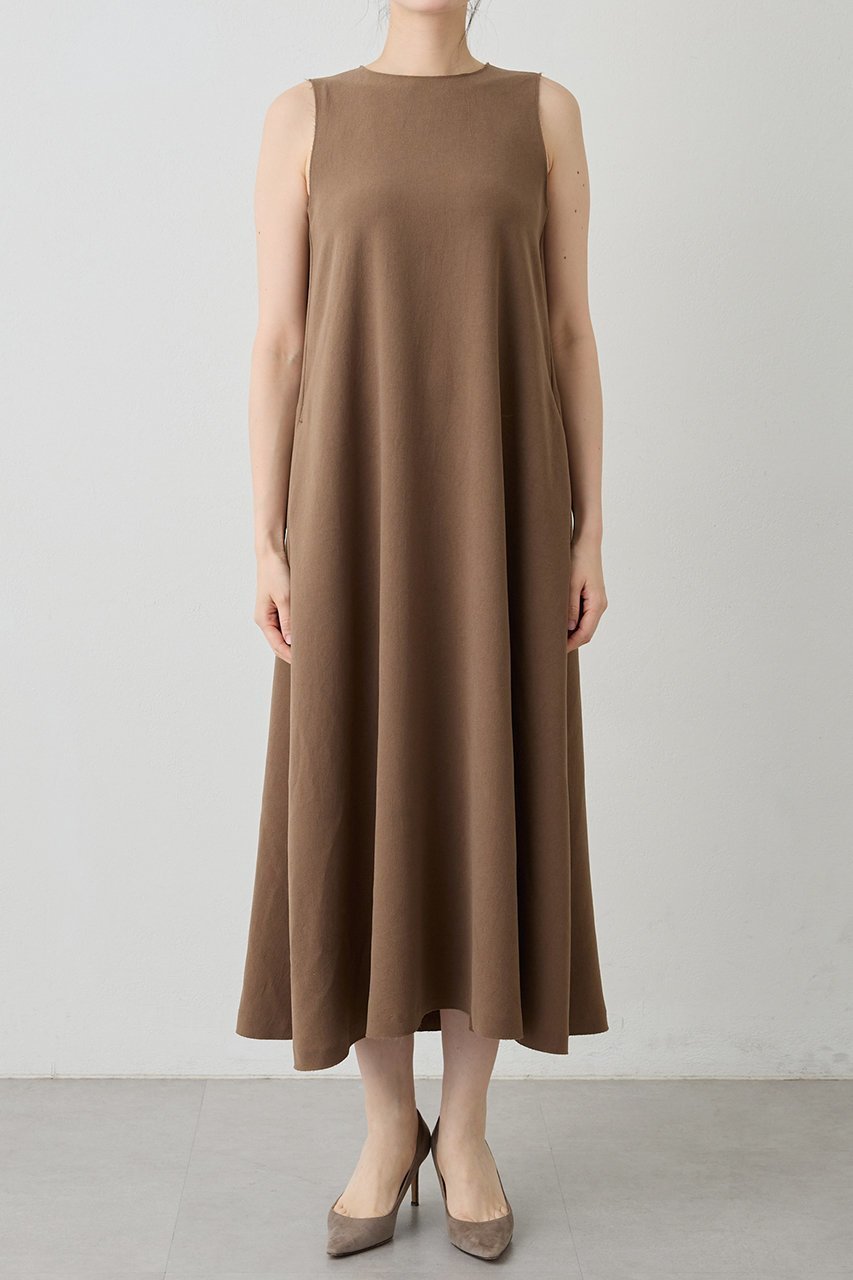 【ウィムガゼット/Whim Gazette】のバックサテンワンピース 人気、トレンドファッション・服の通販 founy(ファニー) 　ファッション　Fashion　レディースファッション　WOMEN　ワンピース　Dress　チュニック　Tunic　サテン　Satin　ストレッチ　Stretch　チュニック　Tunic　ドレープ　Drape　ノースリーブ　No Sleeve　フレア　Flare　リラックス　Relax　ロング　Long　エレガント 上品　Elegant　夏　Summer　NEW・新作・新着・新入荷　New Arrivals　other-6|ID: prp329100004577736 ipo3291000000032424469