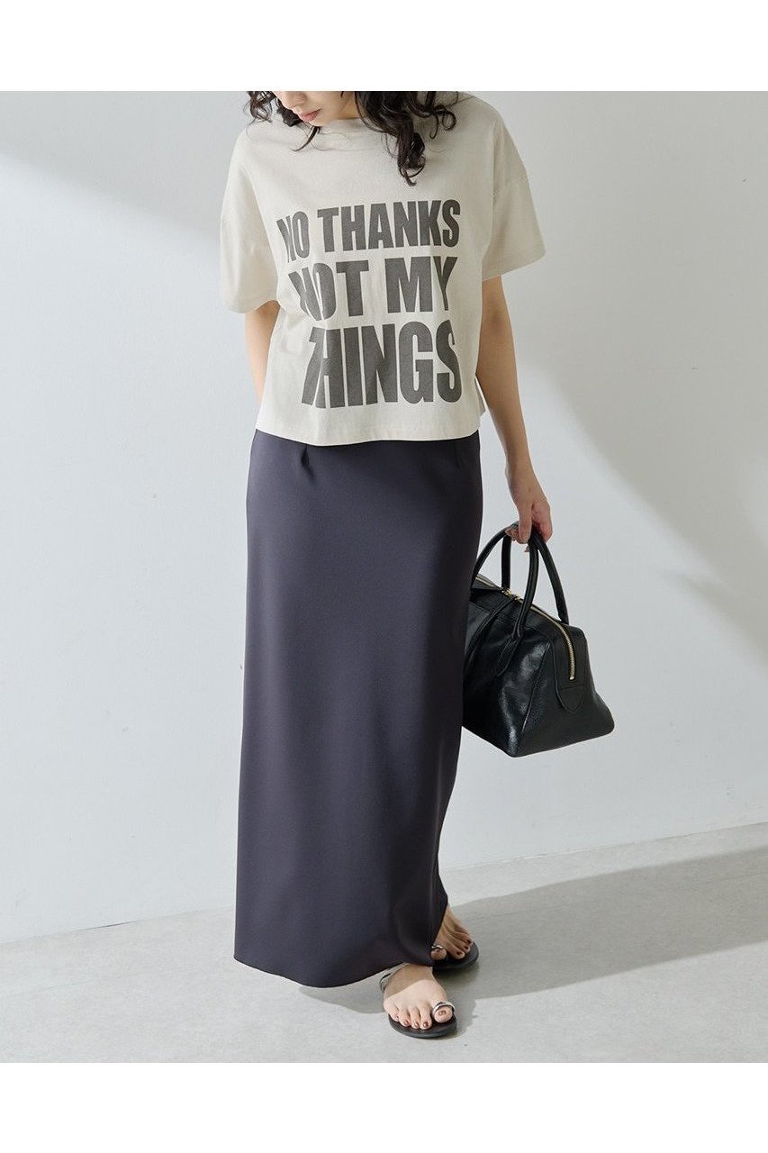 【ウィムガゼット/Whim Gazette】のNO THANKS ロゴTシャツ 人気、トレンドファッション・服の通販 founy(ファニー) 　ファッション　Fashion　レディースファッション　WOMEN　トップス・カットソー　Tops/Tshirt　シャツ/ブラウス　Shirts/Blouses　ロング / Tシャツ　T-Shirts　カットソー　Cut and Sewn　おすすめ　Recommend　コンパクト　Compact　ショート　Short　スラックス　Slacks　スリーブ　Sleeve　フロント　Front　プリント　Print　ベーシック　Basic　ボトム　Bottom　ロング　Long　NEW・新作・新着・新入荷　New Arrivals　other-2|ID: prp329100004577737 ipo3291000000032424475
