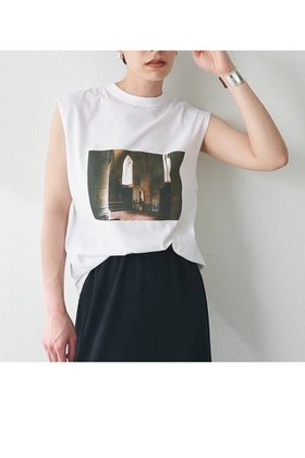 【ウィムガゼット/Whim Gazette】 フォトノースリーブTシャツ人気、トレンドファッション・服の通販 founy(ファニー) ファッション Fashion レディースファッション WOMEN トップス・カットソー Tops/Tshirt キャミソール / ノースリーブ No Sleeves シャツ/ブラウス Shirts/Blouses ロング / Tシャツ T-Shirts カットソー Cut and Sewn おすすめ Recommend インナー Inner カーディガン Cardigan キャミソール Camisole ジャケット Jacket ストレッチ Stretch タンク Tank ノースリーブ No Sleeve フロント Front プリント Print ベーシック Basic ロング Long NEW・新作・新着・新入荷 New Arrivals |ID:prp329100004577738