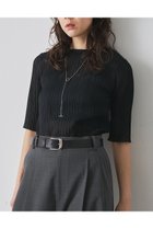 【ウィムガゼット/Whim Gazette】のプリーツハーフスリーブプルオーバー 人気、トレンドファッション・服の通販 founy(ファニー) ファッション Fashion レディースファッション WOMEN トップス・カットソー Tops/Tshirt シャツ/ブラウス Shirts/Blouses ロング / Tシャツ T-Shirts プルオーバー Pullover カットソー Cut and Sewn カットソー Cut And Sew ショート Short シンプル Simple スリーブ Sleeve トレンド Trend ハーフ Half プリーツ Pleats エレガント 上品 Elegant 半袖 Short Sleeve NEW・新作・新着・新入荷 New Arrivals thumbnail ブラック|ID: prp329100004577740 ipo3291000000032424502