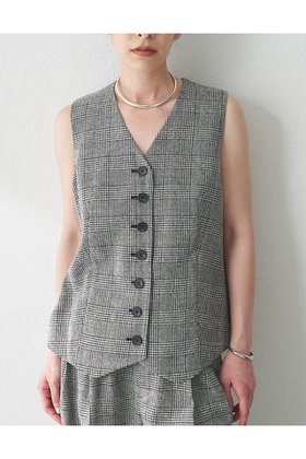【ウィムガゼット/Whim Gazette】のノーカラーベスト 人気、トレンドファッション・服の通販 founy(ファニー) ファッション Fashion レディースファッション WOMEN アウター Coat Outerwear ジャケット Jackets おすすめ Recommend クラシカル Classical コンパクト Compact シルク Silk ジャケット Jacket スタイリッシュ Stylish セットアップ Set Up チェック Check ドレープ Drape ネップ Nep Yarn ベスト Vest ベーシック Basic ボトム Bottom マニッシュ Mannish ワイド Wide エレガント 上品 Elegant NEW・新作・新着・新入荷 New Arrivals |ID:prp329100004577744