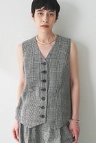 【ウィムガゼット/Whim Gazette】のノーカラーベスト グレー|ID: prp329100004577744 ipo3291000000036064577