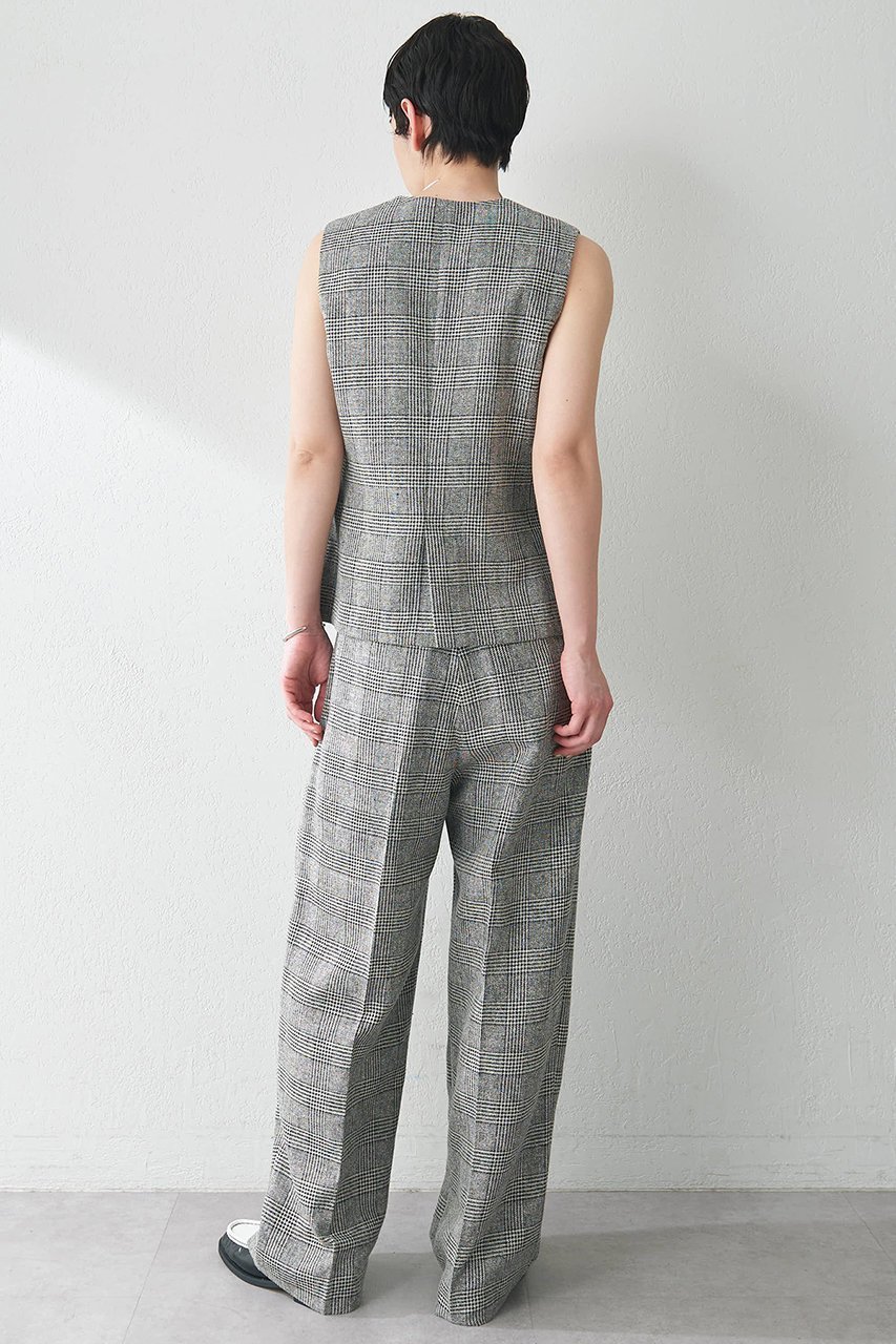 【ウィムガゼット/Whim Gazette】のグルカパンツ 人気、トレンドファッション・服の通販 founy(ファニー) 　ファッション　Fashion　レディースファッション　Fashion for Women　パンツ　Pants & Trousers　おすすめ　Recommended / Our Picks　クラシカル　Classical, Vintage-Inspired　シルク　Silk, 100% Silk　シンプル　Simple, Minimal　セットアップ　Set-Up, Coordinated Outfit　チェック　Check, Plaid, Tartan　ドレープ　Drape, Draping Fabric　ネップ　Nepp, Slub Yarn　フロント　Front, Front Design　ベスト　Vest, Waistcoat　マニッシュ　Mannish, Boyish　ワイド　Wide, Wide Fit　エレガント 上品　Elegant　other-4|ID: prp329100004577745 ipo3291000000032424549