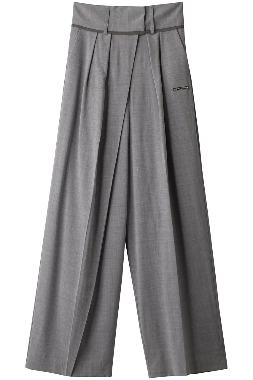 【プランク プロジェクト/PRANK PROJECT】のウーステッドタックパンツ / Worsted Tack Pants インテリア・キッズ・メンズ・レディースファッション・服の通販 founy(ファニー) 　ファッション　Fashion　レディースファッション　Fashion for Women　パンツ　Pants & Trousers　オケージョン　Occasion Wear　ワイド　Wide, Wide Fit　GRY(グレー)|ID: prp329100004577751 ipo3291000000032819223