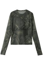 【プランク プロジェクト/PRANK PROJECT】のデニムプリントスキントップ / Denim Printed Skin Top 人気、トレンドファッション・服の通販 founy(ファニー) ファッション Fashion レディースファッション Ladies' Fashion Online トップス・カットソー Tops/Tshirt シャツ/ブラウス Shirts/Blouses ロング / Tシャツ T-Shirts カットソー Cut and Sewn シンプル Simple ジャージー Jersey スリーブ Sleeve デニム Denim パッチワーク Patchwork プリント Print ランダム Random ロング Long 春 Spring thumbnail BLK(ブラック)|ID: prp329100004577754 ipo3291000000032424631
