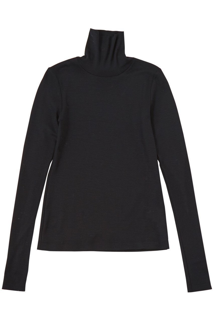 【ザ ストア バイ シー/THE STORE by C】のシアージャージタートルプルオーバー インテリア・キッズ・メンズ・レディースファッション・服の通販 founy(ファニー) 　ファッション　Fashion　レディースファッション　Fashion for Women　トップス・カットソー　Cut & Sew Tops　シャツ・ブラウス・オフィスカジュアル　Elegant Blouses & Button-Ups　ロングTシャツ・Tシャツ　Longline T-Shirts & Tees　カジュアルプルオーバー・ニットトップス　Pullovers & Knit Tops / Casual Pullovers　カットソー・ベーシックTシャツ　Cut-and-Sewn Tops / Stretch Tees & Basics　スリーブ　Sleeve, Long Sleeve / Short Sleeve　タートル　Turtleneck, Turtle Collar　ロング　Long, Long-Length　エレガント 上品　Elegant　抗菌　Antibacterial, Bacteria-Resistant　ブラック|ID: prp329100004577757 ipo3291000000032844932