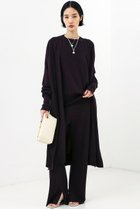 【ザ ストア バイ シー/THE STORE by C】のウールロングカーディガン ダークブラウン|ID: prp329100004577758 ipo3291000000032953982