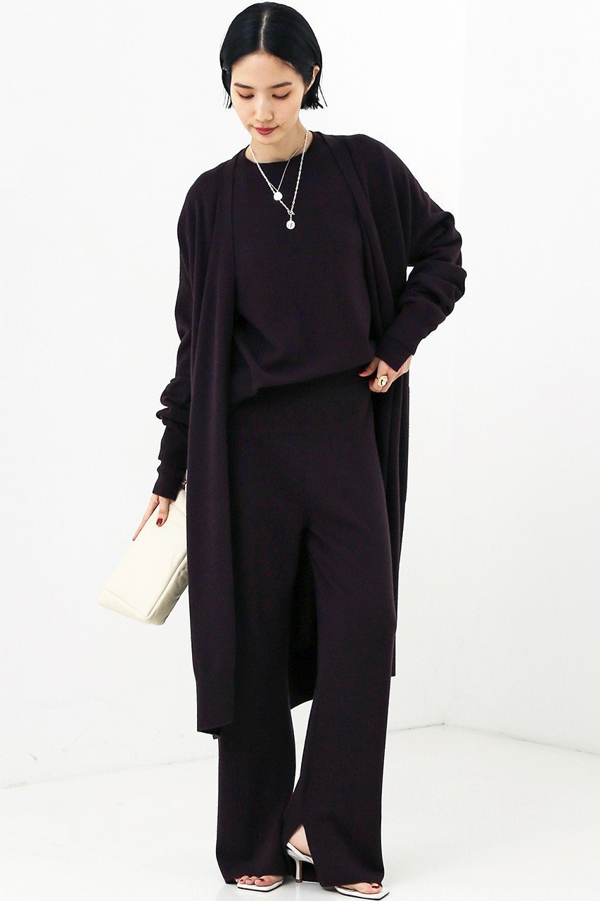 【ザ ストア バイ シー/THE STORE by C】のウールロングカーディガン 人気、トレンドファッション・服の通販 founy(ファニー) 　ファッション　Fashion　レディースファッション　Fashion for Women　トップス・カットソー　Cut & Sew Tops　ニット　Knit Tops & Sweaters　カーディガン・羽織り　Layered Style Cardigans　おすすめ　Recommended / Our Picks　なめらか　Smooth, Silky Texture　エレガント 上品　Elegant　カーディガン　Cardigan, Knitwear　ガウン　Gown, Robe　ポケット　Pocket, Pocket Detail　リュクス　Luxury, Elegant, High-End, Chic　ロング　Long, Long-Length　other-2|ID: prp329100004577758 ipo3291000000032953986