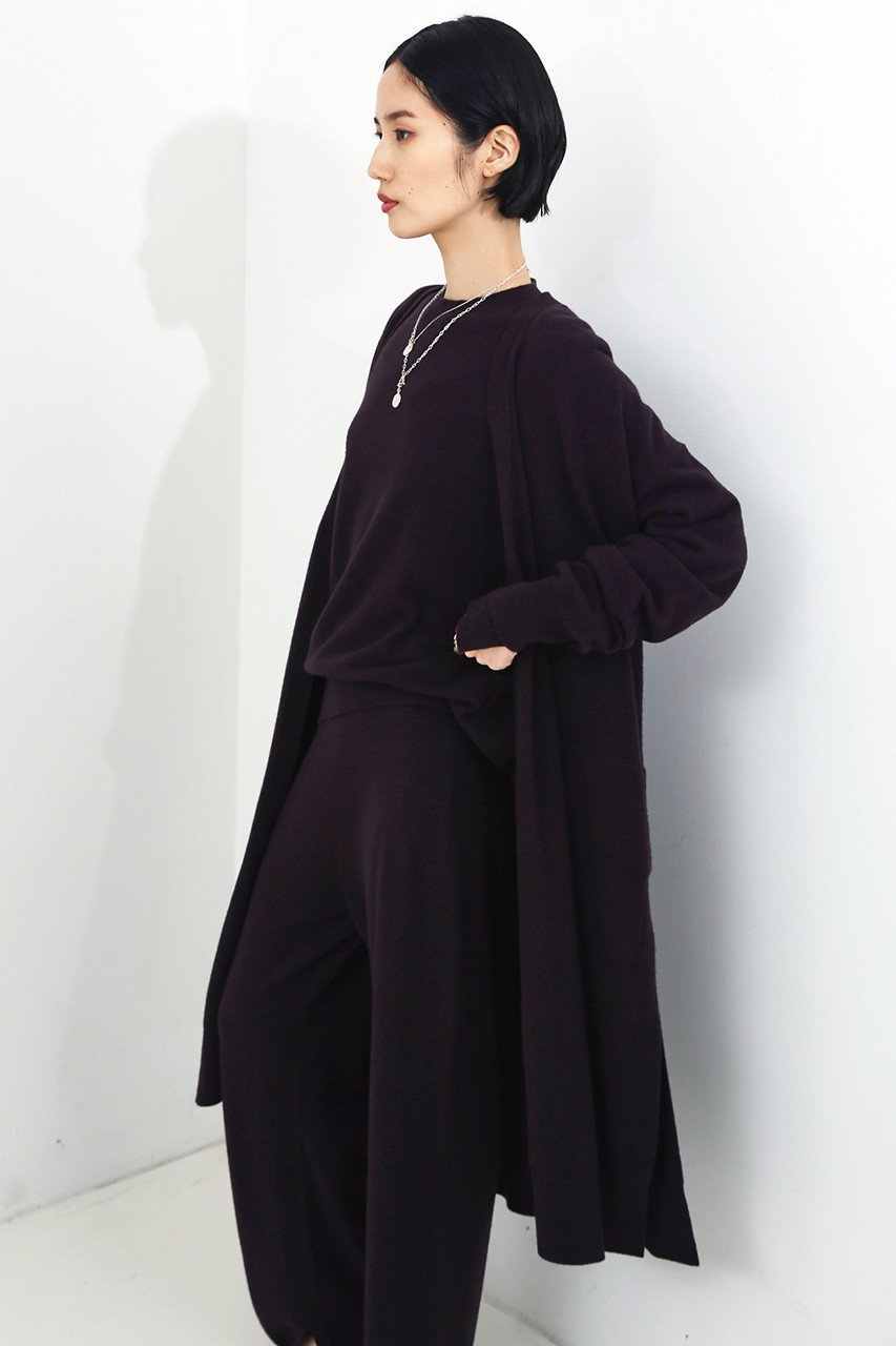 【ザ ストア バイ シー/THE STORE by C】のウールロングカーディガン 人気、トレンドファッション・服の通販 founy(ファニー) 　ファッション　Fashion　レディースファッション　Fashion for Women　トップス・カットソー　Cut & Sew Tops　ニット　Knit Tops & Sweaters　カーディガン・羽織り　Layered Style Cardigans　おすすめ　Recommended / Our Picks　なめらか　Smooth, Silky Texture　エレガント 上品　Elegant　カーディガン　Cardigan, Knitwear　ガウン　Gown, Robe　ポケット　Pocket, Pocket Detail　リュクス　Luxury, Elegant, High-End, Chic　ロング　Long, Long-Length　other-4|ID: prp329100004577758 ipo3291000000032953994